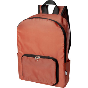 Logotrade promotional merchandise photo of: EcoFold RPET foldable backpack 15L