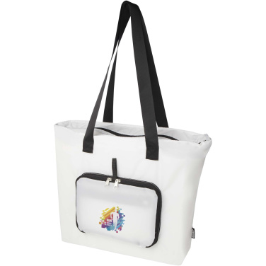 Logotrade business gift image of: EcoFold RPET foldable tote bag 16L