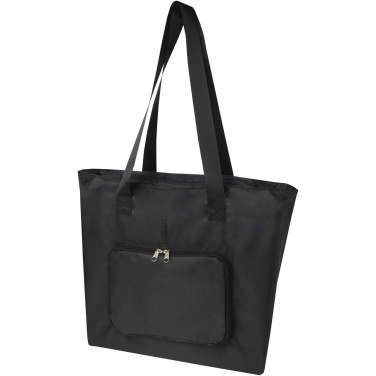 Logo trade promotional gift photo of: EcoFold RPET foldable tote bag 16L