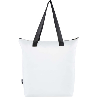 Logo trade promotional gifts picture of: EcoFold RPET foldable tote cooler bag 15L