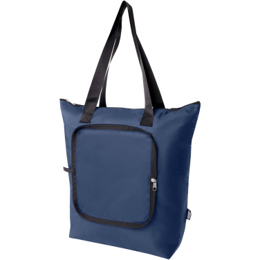 Logotrade advertising product image of: EcoFold RPET foldable tote cooler bag 15L