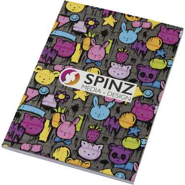 Logo trade promotional giveaways picture of: Novella Austen A5 soft cover notebook - 50 sheets