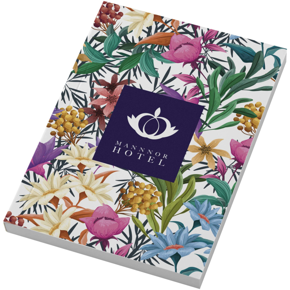 Logo trade promotional gift photo of: Novella Austen A6 soft cover notebook - 100 sheets