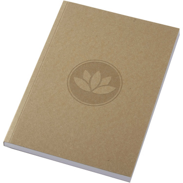 Logotrade promotional merchandise picture of: Novella Austen A5 recycled soft cover kraft notebook - 100 sheets