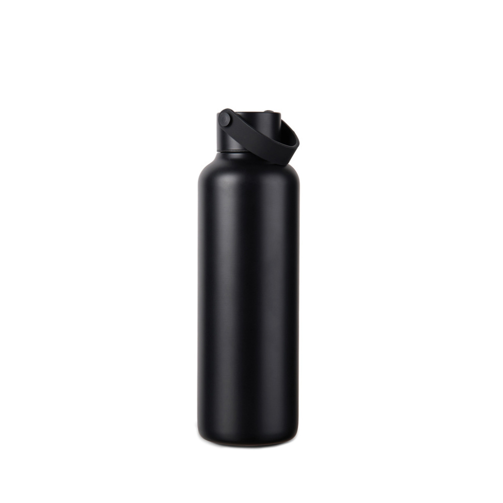 Logo trade corporate gifts picture of: Baltimore RCS recycled SS bottle 600 ML
