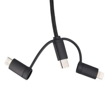 Logotrade promotional items photo of: Cable 4in1 with illuminated logo - LH-ZM02