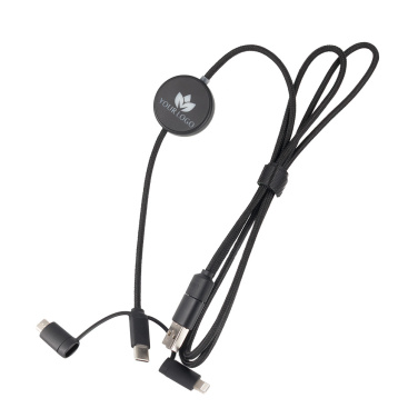 Logotrade business gift image of: Cable 4in1 with illuminated logo - LH-ZM02