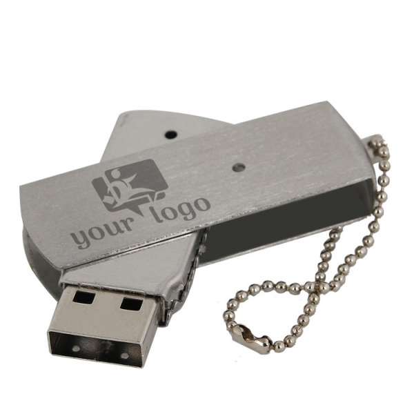 Logo trade promotional gift photo of: Metal USB stick