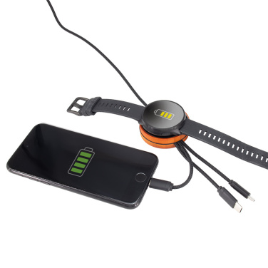 Logo trade promotional gift photo of: Big cable 4in1 with illuminated logo - i5w