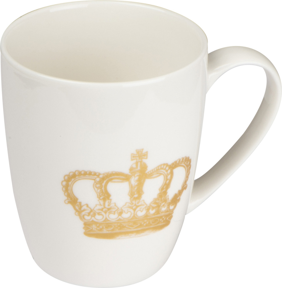 Logo trade corporate gifts picture of: Mug with crown print 300 ml