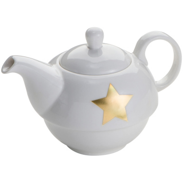 Logo trade promotional giveaways picture of: Porcelain tea set