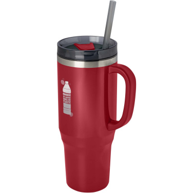 Logotrade business gifts photo of: Melbourne 1200 ml RCS certified insulated tumbler with straw