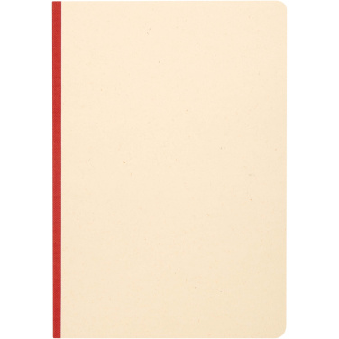 Logo trade corporate gifts image of: Liliana A5 sugarcane and RPET soft cover notebook