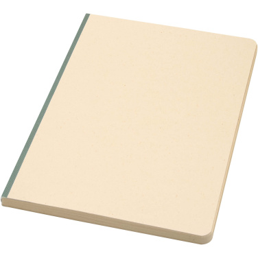 Logo trade corporate gifts picture of: Liliana A5 sugarcane and RPET soft cover notebook