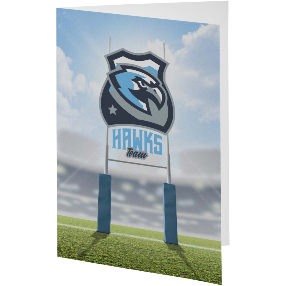 Logo trade corporate gift photo of: Herald A5 greeting card