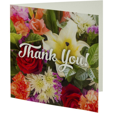 Logotrade promotional item picture of: Herald square greeting card