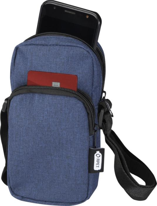 Logotrade promotional items photo of: Ross GRS recycled phone pouch