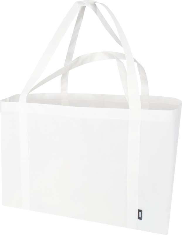 Logo trade business gift photo of: Jumbo GRS recycled non-woven extra large tote bag 65L