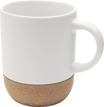 Logotrade promotional items photo of: Billie 300 ml ceramic mug with cork details and matt finish