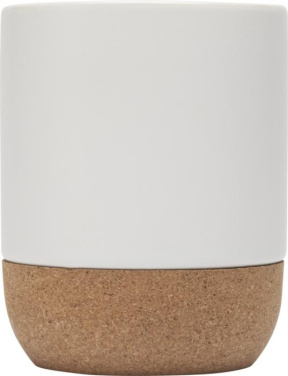 Logo trade promotional products image of: Billie 300 ml ceramic mug with cork details and matt finish