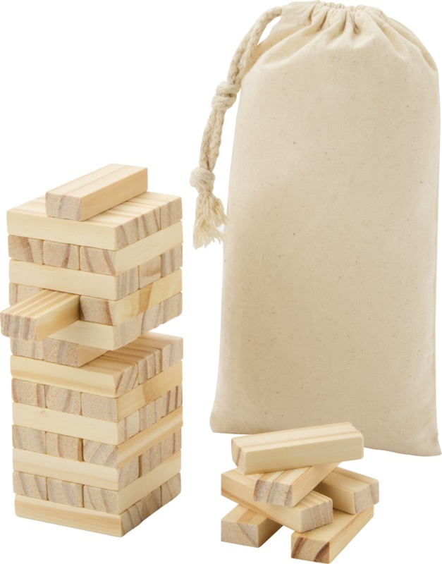 Logotrade promotional gifts photo of: Jumble wooden toppling tower game
