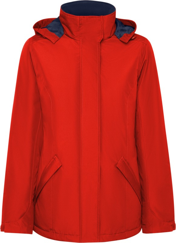 Logo trade promotional giveaway photo of: America women's padded parka jacket