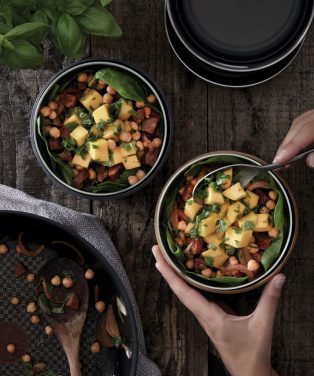 Logotrade promotional gift picture of: Black+Blum Glass Lunch Bowl 750ml