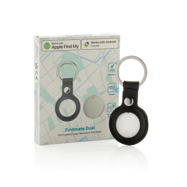 Logo trade corporate gift photo of: Findmate Dual RCS recycled plastic item finder IPX 5
