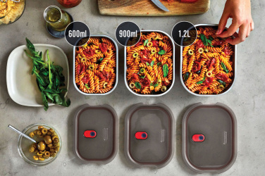 Logotrade promotional giveaways photo of: Black+Blum Mealprep Box 3pcs Set Small, Medium, Large