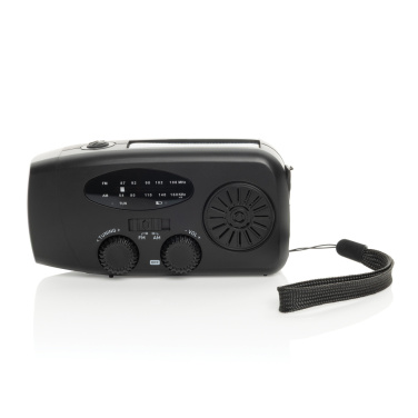 Logo trade promotional product photo of: RescueWave RCS recycled plastic emergency radio