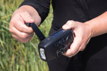 Logotrade promotional merchandise image of: RescueWave RCS recycled plastic emergency radio