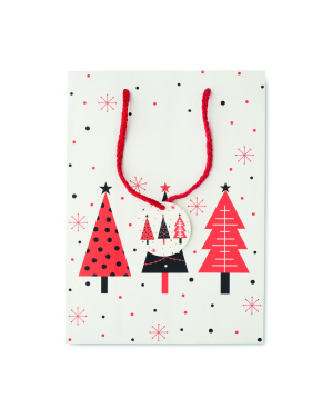 Logo trade promotional giveaways picture of: Gift paper bag medium