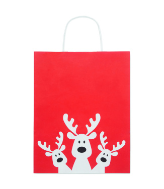 Logo trade promotional giveaway photo of: Gift paper bag medium