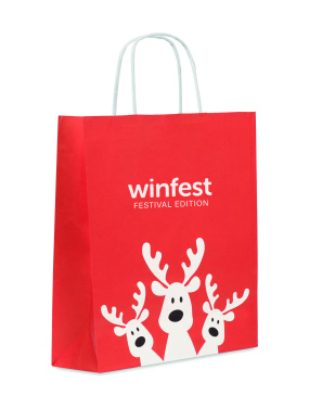 Logo trade promotional gift photo of: Gift paper bag medium