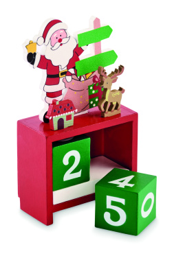 Logo trade promotional merchandise image of: Christmas countdown calendar