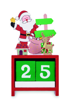 Logo trade business gifts image of: Christmas countdown calendar