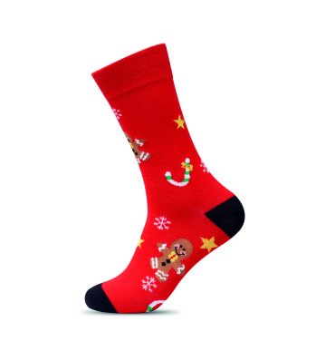 Logotrade promotional merchandise image of: Pair of Christmas socks M
