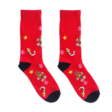Logo trade advertising product photo of: Pair of Christmas socks M
