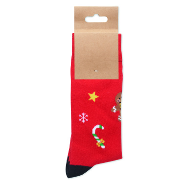 Logo trade promotional items picture of: Pair of Christmas socks L
