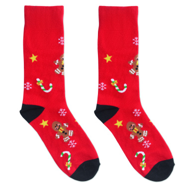 Logotrade advertising product image of: Pair of Christmas socks L
