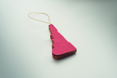 Logo trade promotional merchandise image of: Christmas paper tree hanger