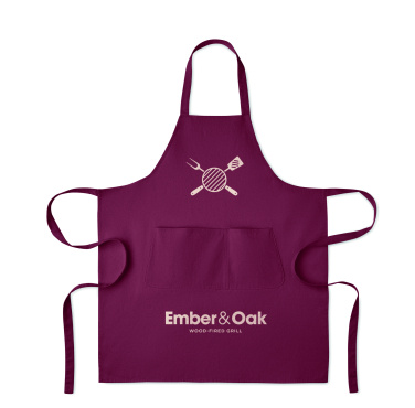 Logo trade business gifts image of: Organic cotton apron 240 gr/m²