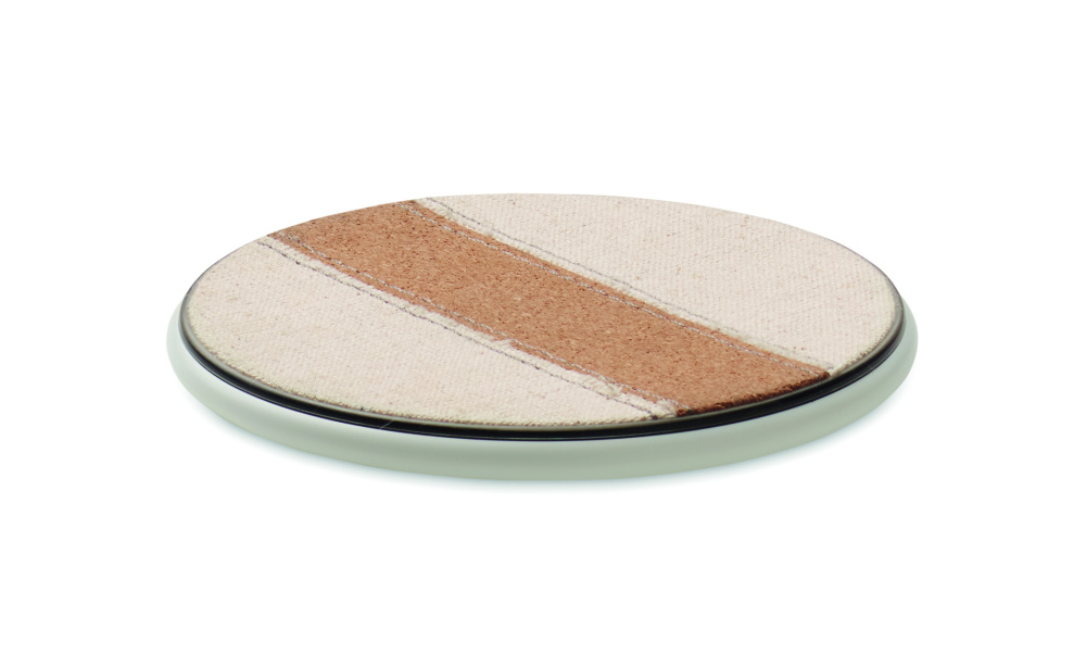 Logotrade corporate gifts photo of: Cork wireless charger 15W