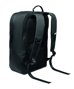 Logo trade promotional merchandise photo of: 300D RPET computer backpack