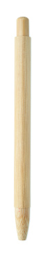 Logo trade promotional gift photo of: Bamboo automatic ball pen