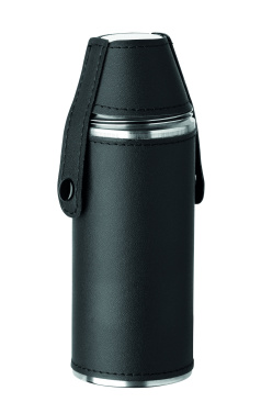 Logo trade promotional products image of: Hip flask with shot cups