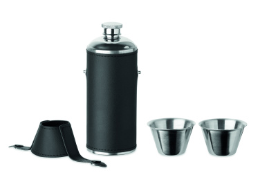 Logotrade corporate gift picture of: Hip flask with shot cups