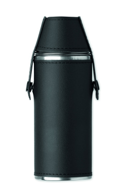 Logo trade promotional product photo of: Hip flask with shot cups