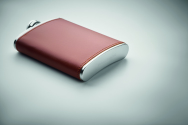 Logo trade advertising products image of: Slim hip flask 200 ml