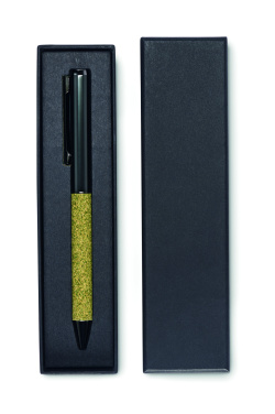 Logo trade promotional products image of: Twist metal ballpen in box
